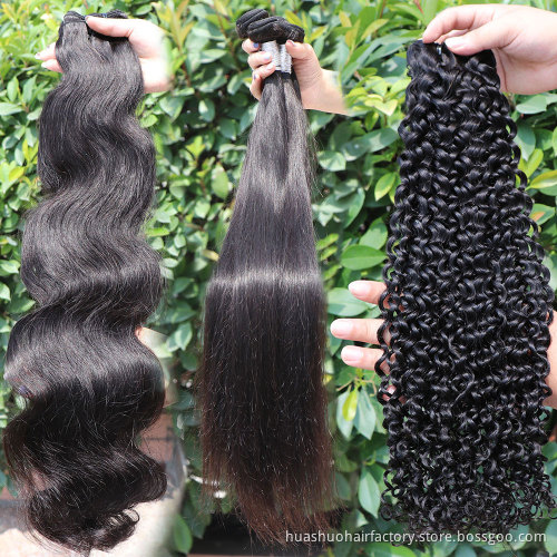 Huashuo 10a Grade Brazilian Hair,Mink Virgin Brazilian Straight Hair,Natural Wholesale Grade Virgin Brazilian Hair Human Hair